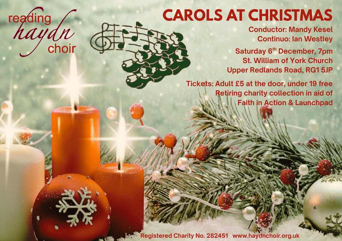 Poster for Christmas 2025 concert
